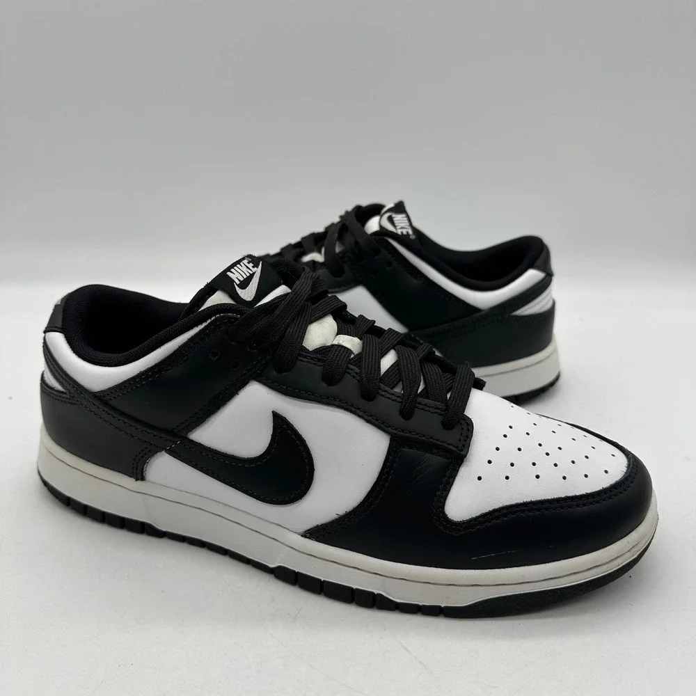 Nike DD1391-100 Mens Size 9.5 Shoes Black White Dunk Low Retro Panda Sneakers